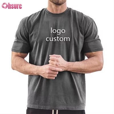 メンズスポーツトップ カスタム ジム ハイストレッチ 半袖 フィット スリム Tシャツ