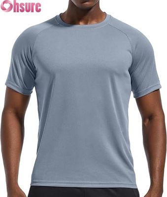 メンズスポーツTシャツ 速乾 ジムワークアウト フィットネストップ 通気性 アクティブウェア OEM ODM メーカー