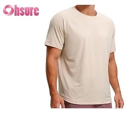 カジュアルプリントパターンニットマッスルサポートエクササイズウェア男性用竹繊維ボクシングTシャツ印刷