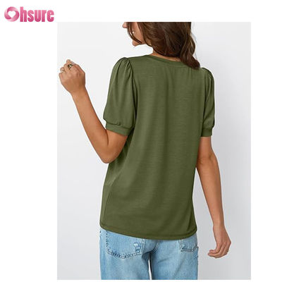 女性 トップス 短袖Tシャツ ブルーズ ドレス 休憩 ビジネス プレート 夏のファッション 2025 基本 快適な服