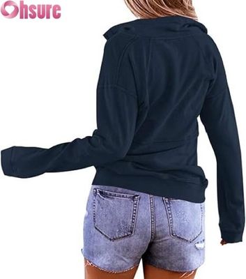 女性用 半 Zip スウェットシャツ カジュアル セーター フリース フリース フーディ OEM ODM メーカー