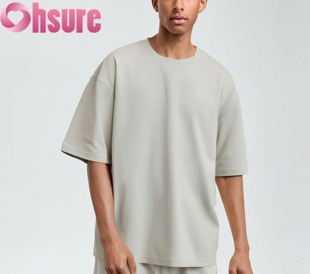 2025年 メンズ プレミアムコットンTシャツ カジュアル レギュラーフィット ソフト 通気性 無地パターン ニット生地 大量卸売