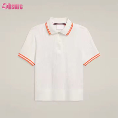 オーダーメイド ロゴ 透気型 ゴルフ 短袖 ピクルボール 綿 テニス ポロトップ 女性用Tシャツ アクティブウェア メーカー