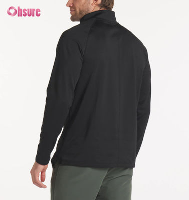 高品質のカスタム刺身 オーバーサイズ 男性用 クルー ネック スウェットシャツ 2XL 100% 綿 フレンチ テリー クォーター ジップ フーディ