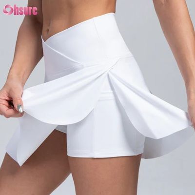 2 in 1 ゆるやかなスポーツショーツ 高腰 柔らかい着物 デザイン ジム着物 女性用