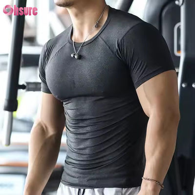 スポーツ印刷夏のカジュアルメンズTシャツ半袖ランニング男性シャツ男性パーソナライズTシャツ