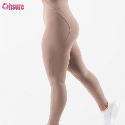 新デザイン 高弾性 スポーツレギンス ハイウエスト ジムウェア 女性用 220g