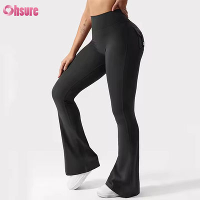 高品質スポーツパンツ 快適 多用途 スポーツレギンス ハイウエスト プリーツ ヨガレギンス レディース