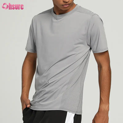 卸売 カジュアル 短袖 ストレッチ ジムシャツ 軽量 透気 スリムフィット 男 Tシャツ トレーニング 健身 ランニング スポーツ Tシャツ