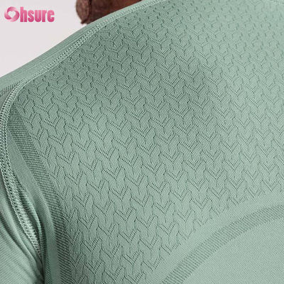 メンズ用高品質ポリエステルコットン速乾フィットマッスルTシャツ
