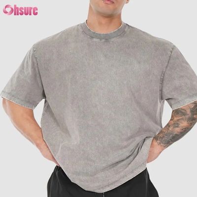 カスタムロゴ スポーツTシャツ カジュアル フィット スリーブ ワークアウト メンズ 無地Tシャツ