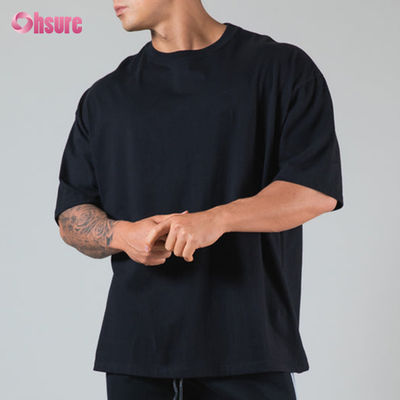 カスタム 220 Gsm 高品質 オーバーサイズ Tシャツ 重量 綿 カスタム Tシャツ 重量 綿 ジム オーバーサイズ 男性 Tシャツ スポーツ