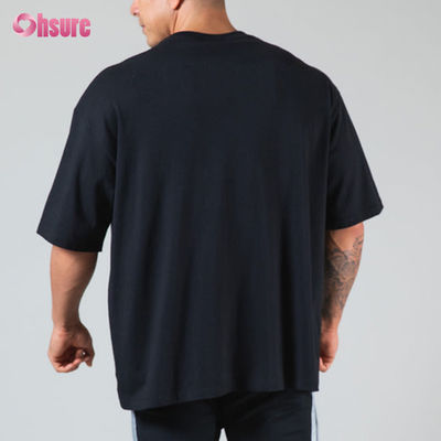 カスタム 220 Gsm 高品質 オーバーサイズ Tシャツ 重量 綿 カスタム Tシャツ 重量 綿 ジム オーバーサイズ 男性 Tシャツ スポーツ