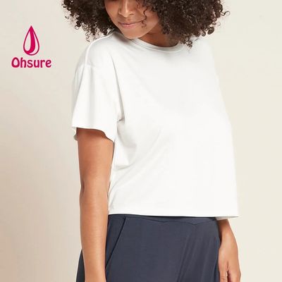 カジュアルショートTシャツ Tシャツ OEM レディース ラウンドネック 半袖 クルーネック 軽量 通気性 吸汗性 スポーツ