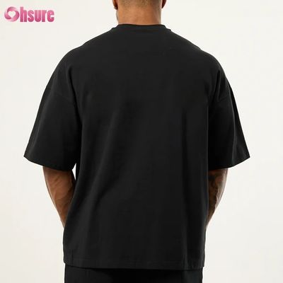 ホットセール 夏 軽量 竹繊維 クルーネック 半袖 オーバーサイズ ボクシング Tシャツ メンズ