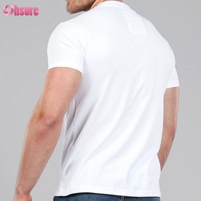 男性用竹Tシャツ フレンドリーファブリック ボクシングTシャツ V ネック プリント カジュアル プリント パターン ニット 筋肉 サポート