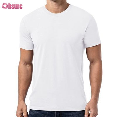 カジュアルプリントパターンニットマッスルサポートエクササイズウェア男性用竹繊維ボクシングTシャツ印刷