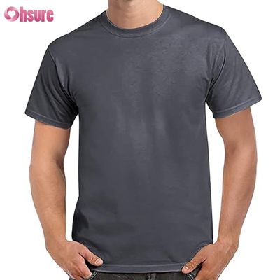 カジュアルプリントパターンニットマッスルサポートエクササイズウェア男性用竹繊維ボクシングTシャツ印刷