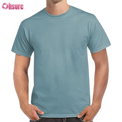 カジュアルプリントパターンニットマッスルサポートエクササイズウェア男性用竹繊維ボクシングTシャツ印刷