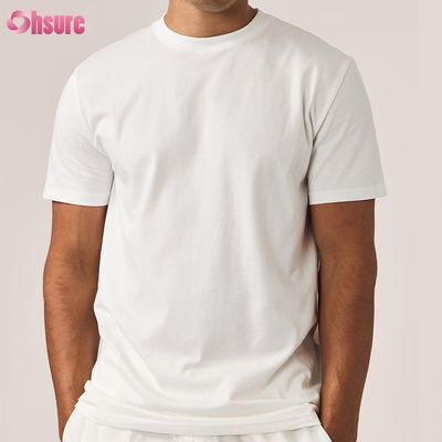 オーバーサイズ 180-300GSM 重量Tシャツ 空色 カスタム 100% 綿 カスタム プリント 男性Tシャツ