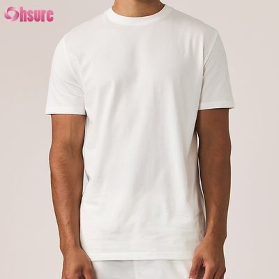 オーバーサイズ 180-300GSM 重量Tシャツ 空色 カスタム 100% 綿 カスタム プリント 男性Tシャツ