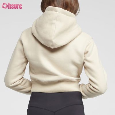 カスタム シンプル スウェットシャツ 女性 フーディ プリント 重量 カット トップ コットン カジュアル 短冬 プリント パターン 編み 帽子付き