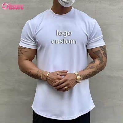 ジム服 半袖 スポーツウェア 最新 Tシャツ デザイン メンズ プリント Tシャツ