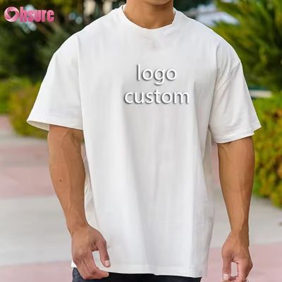 メンズスポーツトップ カスタム ジム ハイストレッチ 半袖 フィット スリム Tシャツ
