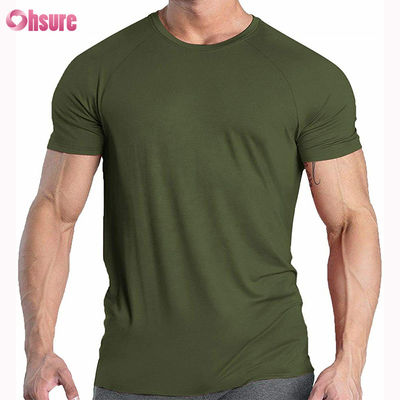 高品質プリント メンズ グラフィック 95%コットン 5%スパンデックス コンプレッション Tシャツ 伸縮性 ストレッチ 通気性 ジム 半袖 Tシャツ