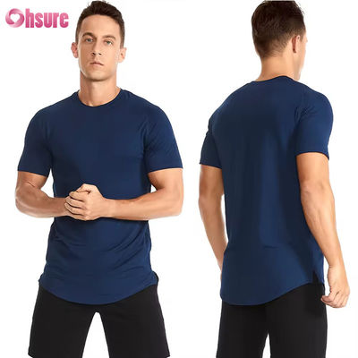 卸売 アメリカサイズ フィットネス服 男性 ジム スポーツTシャツ 透気性 高弾性 速乾 走行 スリムフィットTシャツ