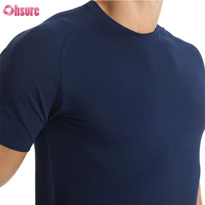 卸売 アメリカサイズ フィットネス服 男性 ジム スポーツTシャツ 透気性 高弾性 速乾 走行 スリムフィットTシャツ