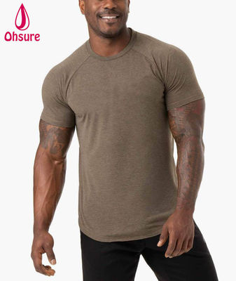 軽量 コンフォートTシャツ 男性 ジム フィットネス スポーツウェア ポリブレンドファブリック 2022 ニューファッション 縫い目のないストレッチ コットン ジム服