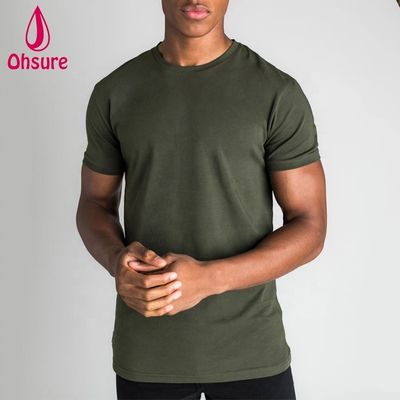 カスタム半袖コットンメンズTシャツ 男性用スポーツウェア カジュアルTシャツ ワークアウト ランニング 服 メンズ
