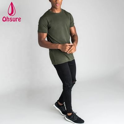 カスタム半袖コットンメンズTシャツ 男性用スポーツウェア カジュアルTシャツ ワークアウト ランニング 服 メンズ