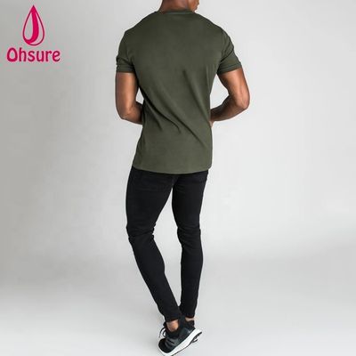 カスタム半袖コットンメンズTシャツ 男性用スポーツウェア カジュアルTシャツ ワークアウト ランニング 服 メンズ