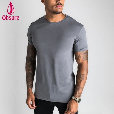 カスタム半袖コットンメンズTシャツ 男性用スポーツウェア カジュアルTシャツ ワークアウト ランニング 服 メンズ
