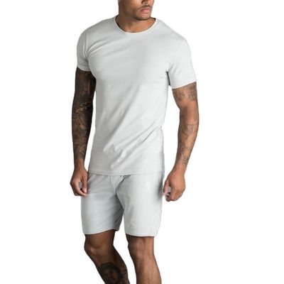 男性用服のサプライヤー 卸売 高品質 男性用綿のTシャツ カスタムサイズとロゴ シンプル ローズ・フィット ジム 男性用Tシャツ
