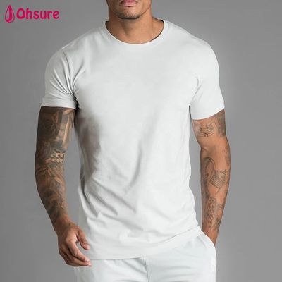 男性用服のサプライヤー 卸売 高品質 男性用綿のTシャツ カスタムサイズとロゴ シンプル ローズ・フィット ジム 男性用Tシャツ