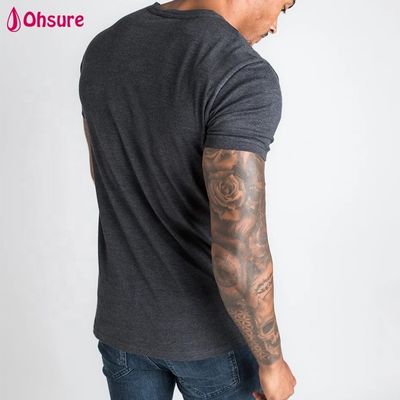 男性用服のサプライヤー 卸売 高品質 男性用綿のTシャツ カスタムサイズとロゴ シンプル ローズ・フィット ジム 男性用Tシャツ