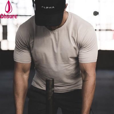 ジム スポーツ シャツ メンズ フィットネス ランニング Tシャツ 男 ドライフィット 半袖 トレーニング Tシャツ メンズ