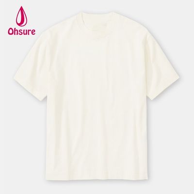 メンズ夏高品質半袖Tシャツ 冷感シルク リサイクルオリジナルコットン カスタマイズ特大スポーツTシャツ
