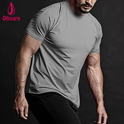 ナイロンスペンデックス 釣りシャツ スポーツウェア ボディビルディング トップランニング着物 ジムシャツ UPF 50tシャツ