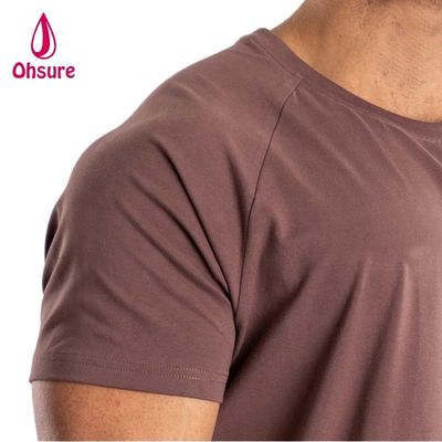 男性用 筋トレシャツ ランニングスポーツ トップジム 男性用 綿 スパンデックスTシャツ