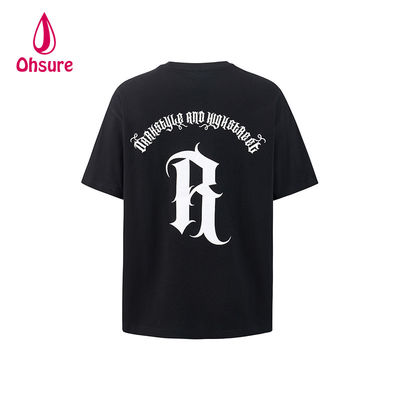 Ohsure カスタムロゴ ストリートウェアデザイン 100% コットン ファッション タイダイ オーバーサイズ メンズ グラフィック Tシャツ