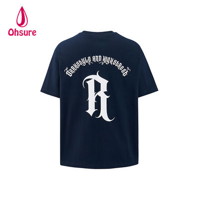 Ohsure カスタムロゴ ストリートウェアデザイン 100% コットン ファッション タイダイ オーバーサイズ メンズ グラフィック Tシャツ