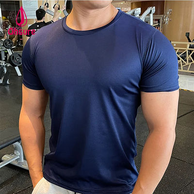 Ohsure メンズ サマー 半袖 Tシャツ 冷感シルク リサイクル 高品質 キシリトールコットン カスタム プライベートロゴ ジム Tシャツ メンズ