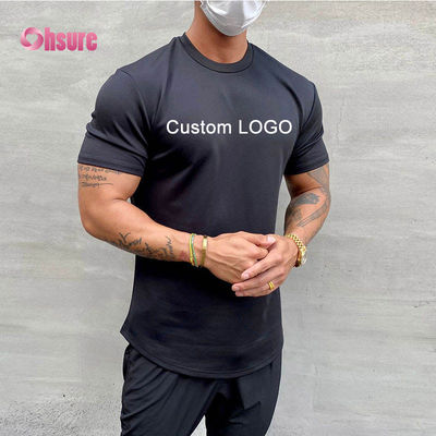 男性用 スポーツウェア ジム ファッション バッグスポーツ服 卸売 休憩式 プリント ジム 男性用Tシャツ