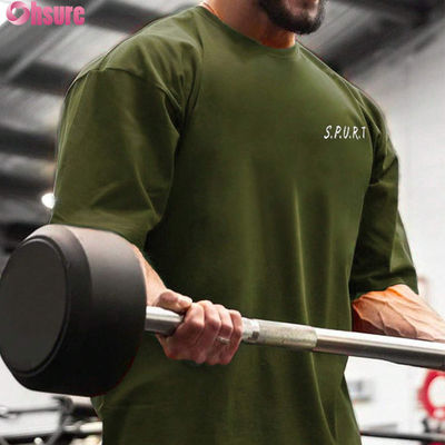 カスタム 男性 スポーツ 短袖Tシャツ 卸売 迅速 乾燥 フィットネス トレーニング スポーツウェア アスリート 男性 スポーツTシャツ