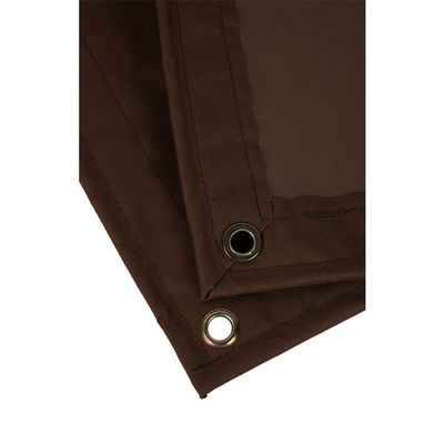 競争力のある価格の屋外用Litong Brown Oxfordコーティングタープ、多用途テントバッグ